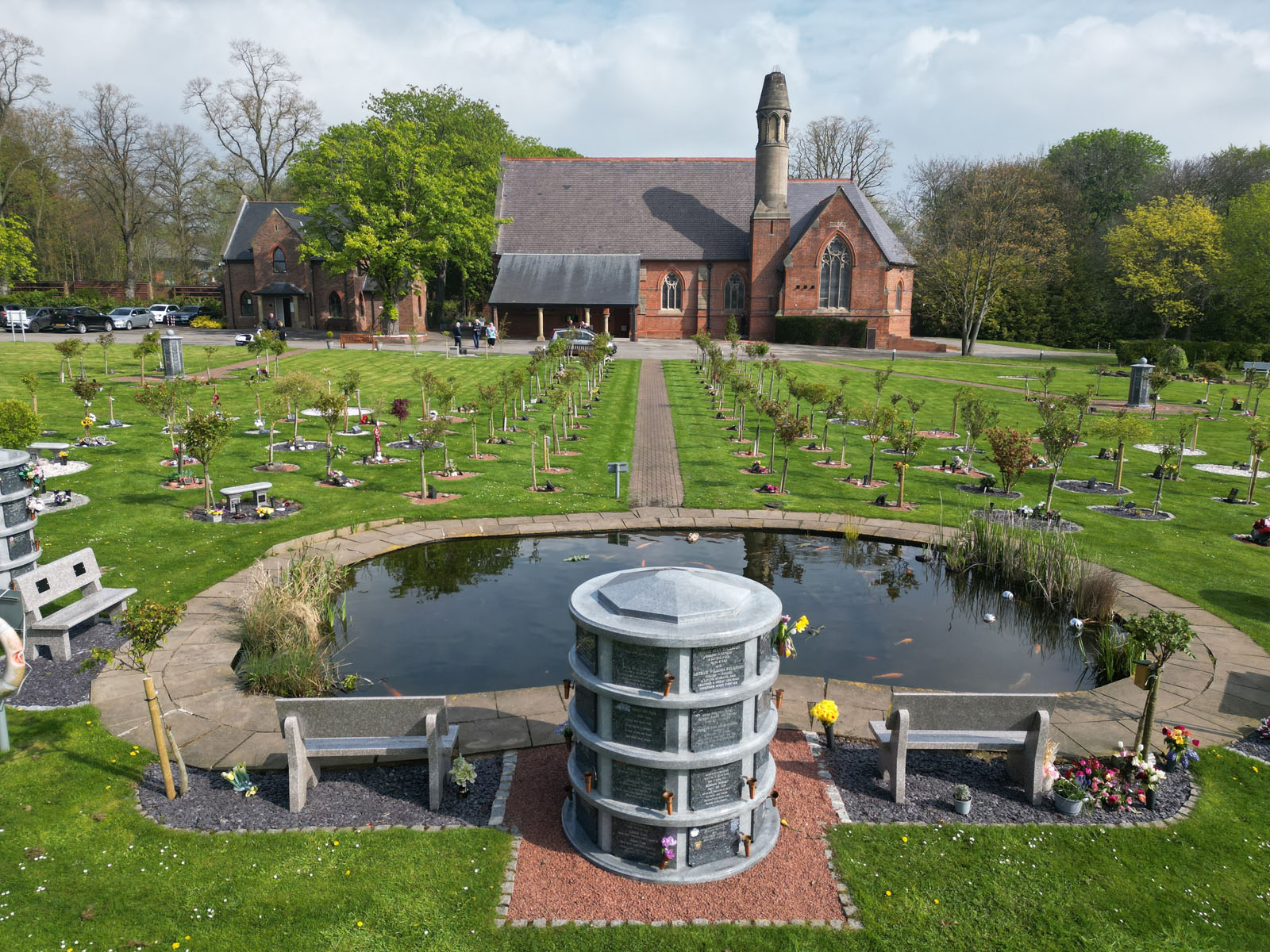 New Leaf Services Funeral Home Landscape Design and Installation