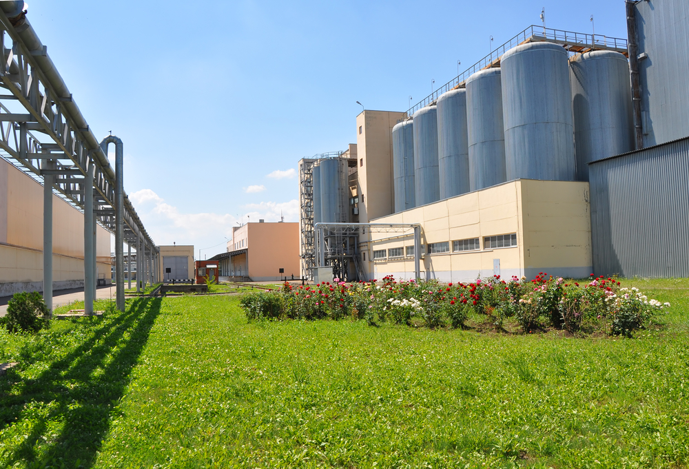 Industrial Building Landscaping in Houston