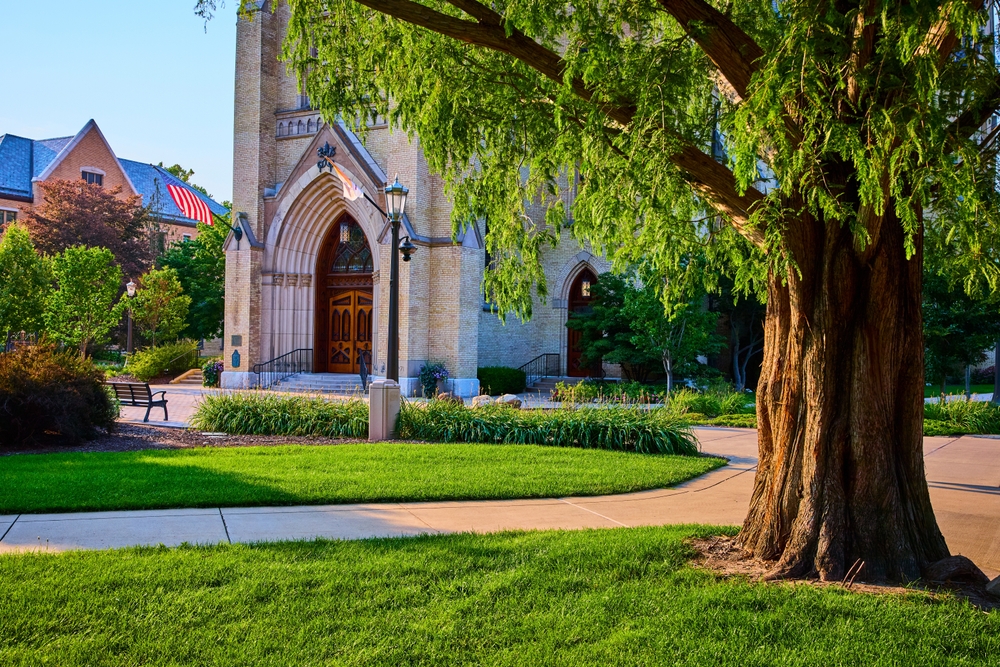 Church landscaping
