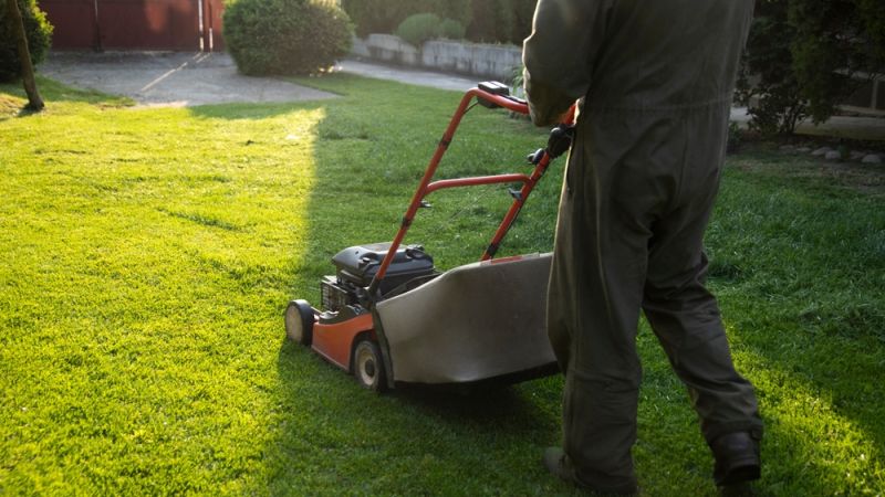 New Leaf Services Bank Lawn Maintenance