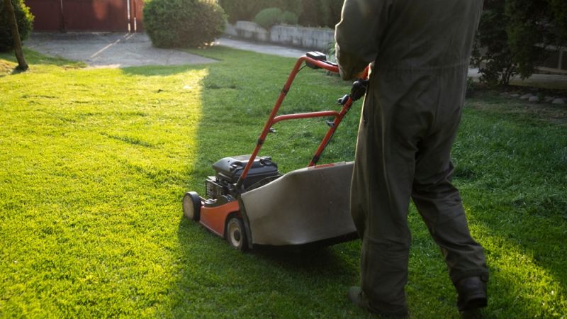 New Leaf Services Bank Lawn Maintenance